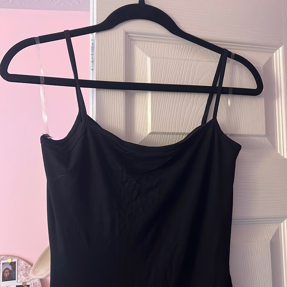 Black maxi dress